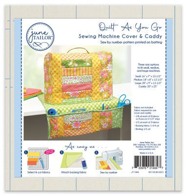 June Tailor Quilt As You Go Sewing Machine Cover and Caddy Kit — product view 1