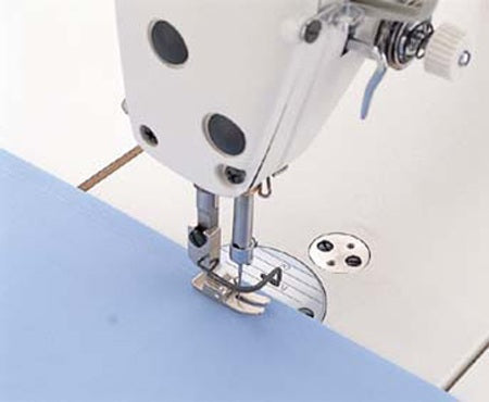 JUKI DDL-8700 industrial lockstitch machine needle area sewing fabric