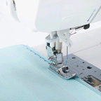 JUKI HZL-DX5 blindstitchpresserfoot detail