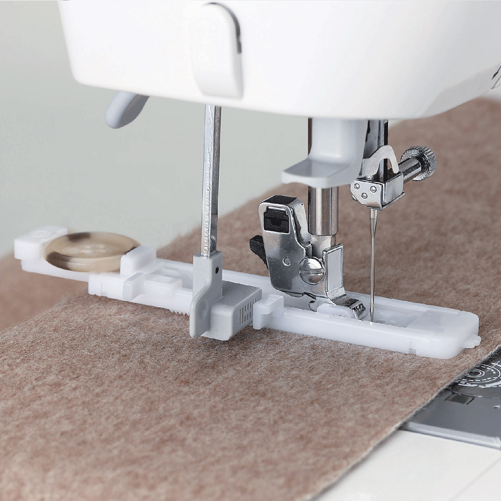 JUKI HZL-F300 buttonholepresserfoot detail