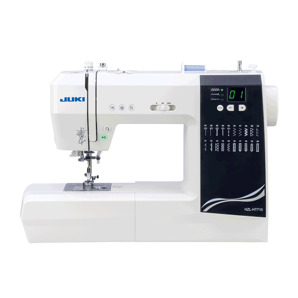 JUKI HZL-HT710 compact computerized sewing machine