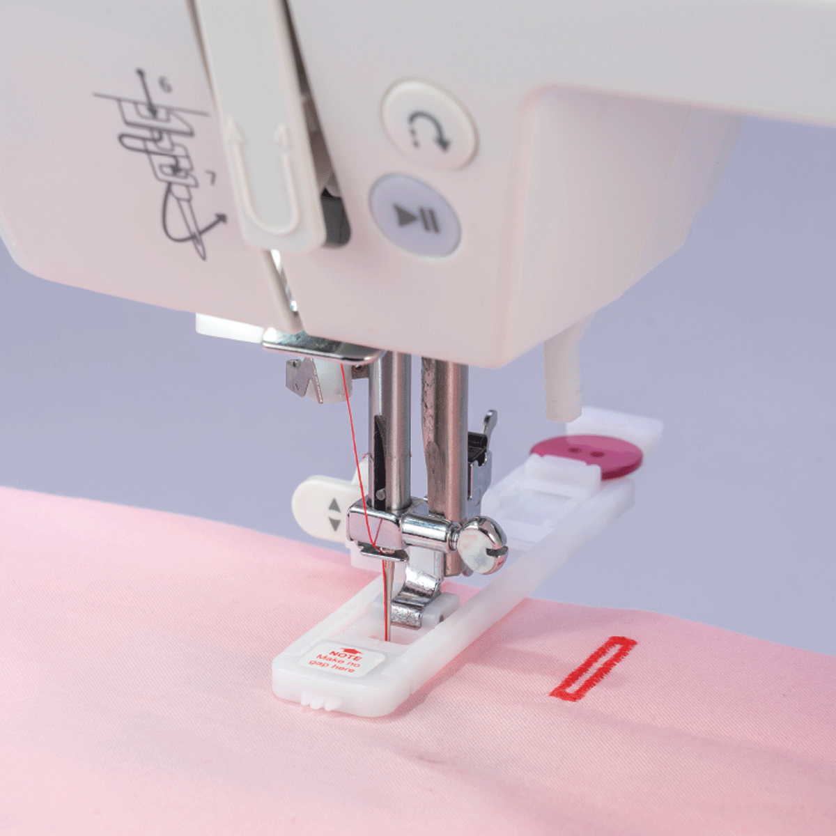 JUKI HZL-HT740 hzlhtbuttonhole detail