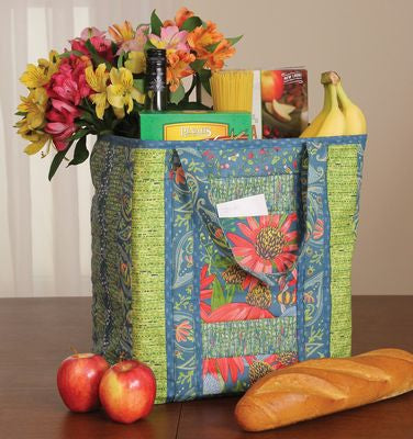 June Tailor QAYG Utility Shopper''s Totes 3 pack Pattern — product view 3