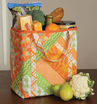 June Tailor QAYG Utility Shopper''s Totes 3 pack Pattern — product view 5