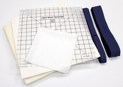 June Tailor Just Add T-Shirts Quilt Kit Navy Sashing — product view 3