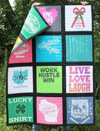 June Tailor Just Add T-Shirts Quilt Kit Black Sashing — product view 2