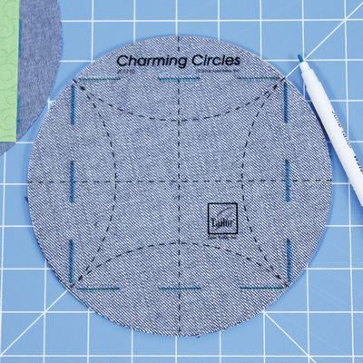 June Tailor Charming Circles Ruler — product view 4