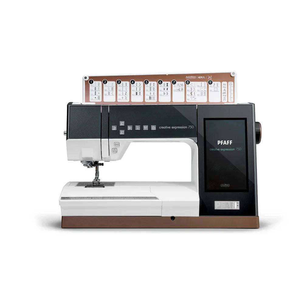 PFAFF Creative Expression 750 Sewing and Embroidery Machine with Accessory Bundle, view 4