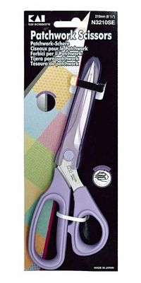 KAI N3210SE 8-Inch Micro-Serrated Patchwork Scissors — additional product view