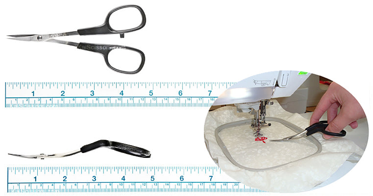 KAI 5130DC 5-Inch Double Curved Embroidery Scissors — product view