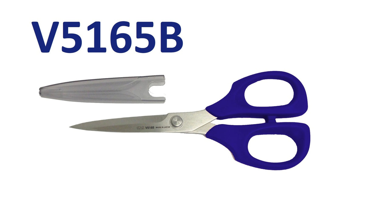 KAI V5165B 6½-Inch Sewing Scissors – True Blue — product view