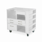 Kangaroo Ava Embroidery Cabinet 9301J without machine showing storage compartments and caster base