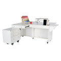 Kangaroo XL and Joey sewing cabinet in Ash White