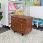 Kangaroo Joey Storage Cabinet in Teak K7805 in a sewing room setting