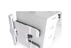 Kangaroo Sydney cabinet shown with optional embroidery arm storage rack