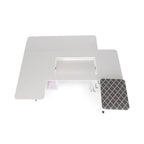 Top view of Kangaroo Sydney XL Hydraulic Sewing Cabinet in Ash White K4711XL