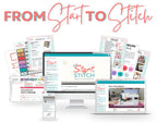 From Start to Stitch beginner machine embroidery course