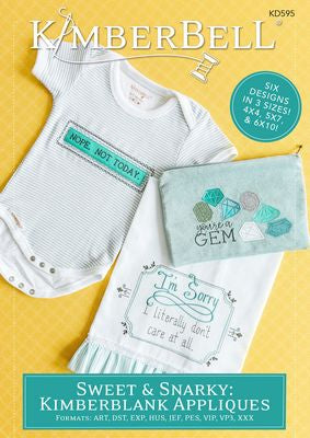Sweet and Snarky: Kimberblank Appliques — product packaging