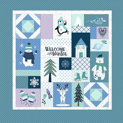 Enchanted Winter Feature Quilt — product view