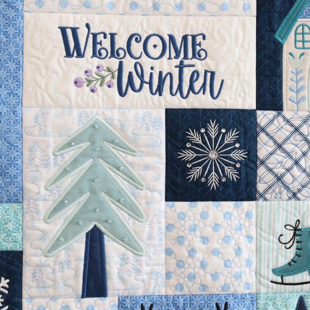 Enchanted Winter Feature Quilt — manufacturer detail 2