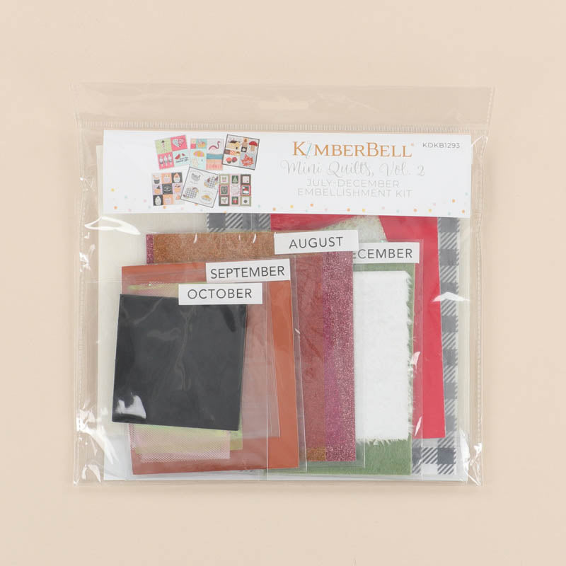 Mini Quilts, Vol. 2: July-Dec Embellishment Kit — manufacturer detail 2