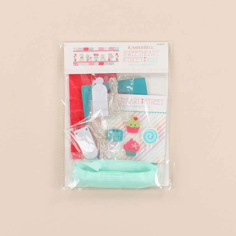 Sweetheart Street Embellishment Kit — kit contents and packaging