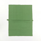 Green Quilted Pillow Cover Blank — detail 1