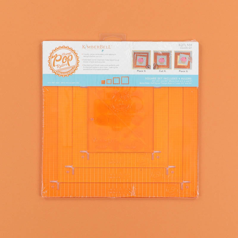 Orange Pop Ruler Square Set — manufacturer detail 1