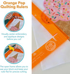Orange Pop Ruler Square Set — manufacturer detail 3