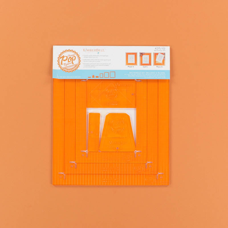 Orange Pop Ruler Rectangle Set — manufacturer detail 1