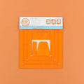 Orange Pop Ruler Rectangle Set — manufacturer detail 1