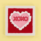 Punch Needle Embroidery Kit Hugs & Kisses 10in — product view