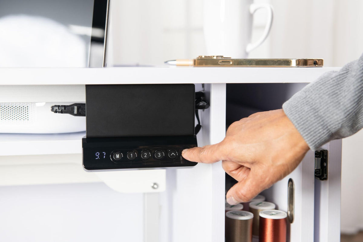 Koala All-In-One Embroidery Studio cabinet storage detail
