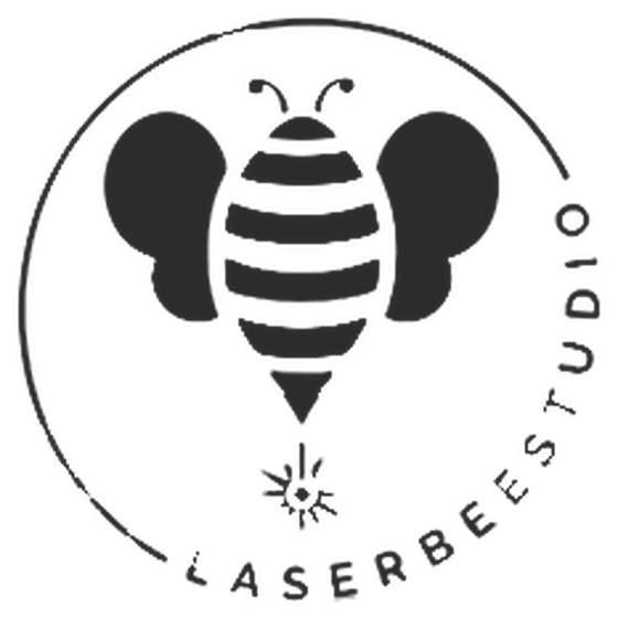 Laser Bee Studio bee logo