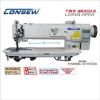 Consew P1560RBL-18-7DD/220 18" Direct Drive Double Needle Walking Foot Industrial Sewing Machine - product view 1