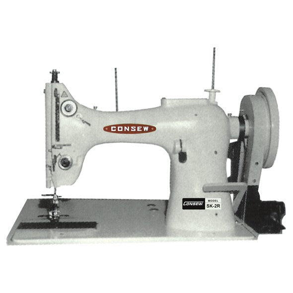 Consew SK-2R Extra Heavy Duty Single Needle Walking Foot Industrial Sewing Machine with Table & Servo Motor - product view 1