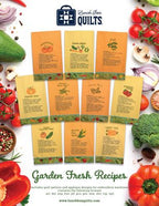 Lunch Box Quilts Garden Fresh Recipe Collection — package and project