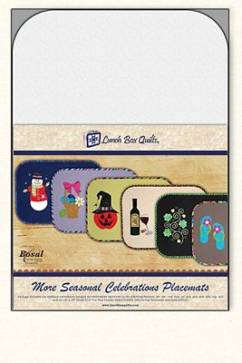 Lunch Box Quilts More Seasonal Celebrations Placemats — package and project