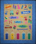 Lunch Box Quilts At the Beach — package and project
