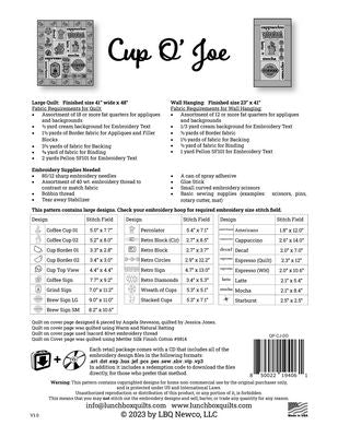 Lunch Box Quilts Cup O’ Joe — product detail 1