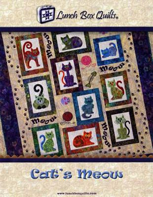 Lunch Box Quilts Cat’s Meow — package and project