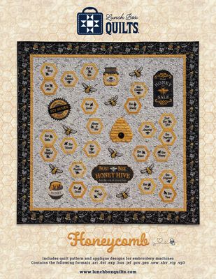 Lunch Box Quilts Honeycomb — package and project