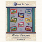 Lunch Box Quilts Retro Campers — package and project