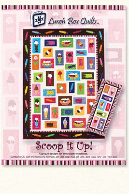 Lunch Box Quilts Scoop it Up! — package and project