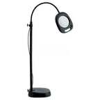 Daylight 5-inch LED Magnifier Floor Lamp in Black — product view