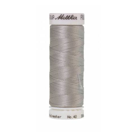 Mettler Poly Sheen 0105 Ash Mist polyester embroidery thread