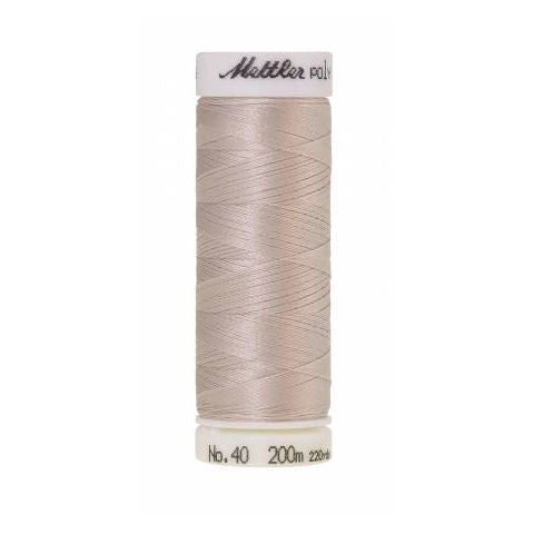 Mettler Poly Sheen 0182 Saturn Grey polyester embroidery thread