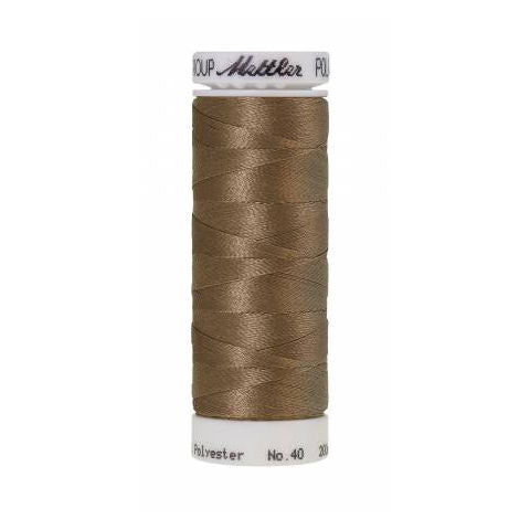 Mettler Poly Sheen 0763 Dark Rattan polyester embroidery thread