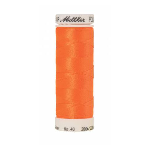 Mettler Poly Sheen 1106 Orange polyester embroidery thread