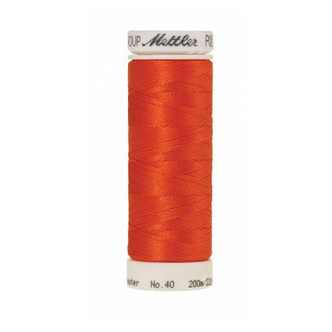 Mettler Poly Sheen 1304 Red Pepper polyester embroidery thread